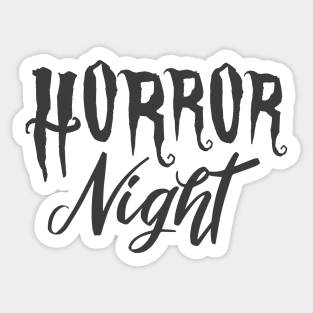 Horror Night Sticker